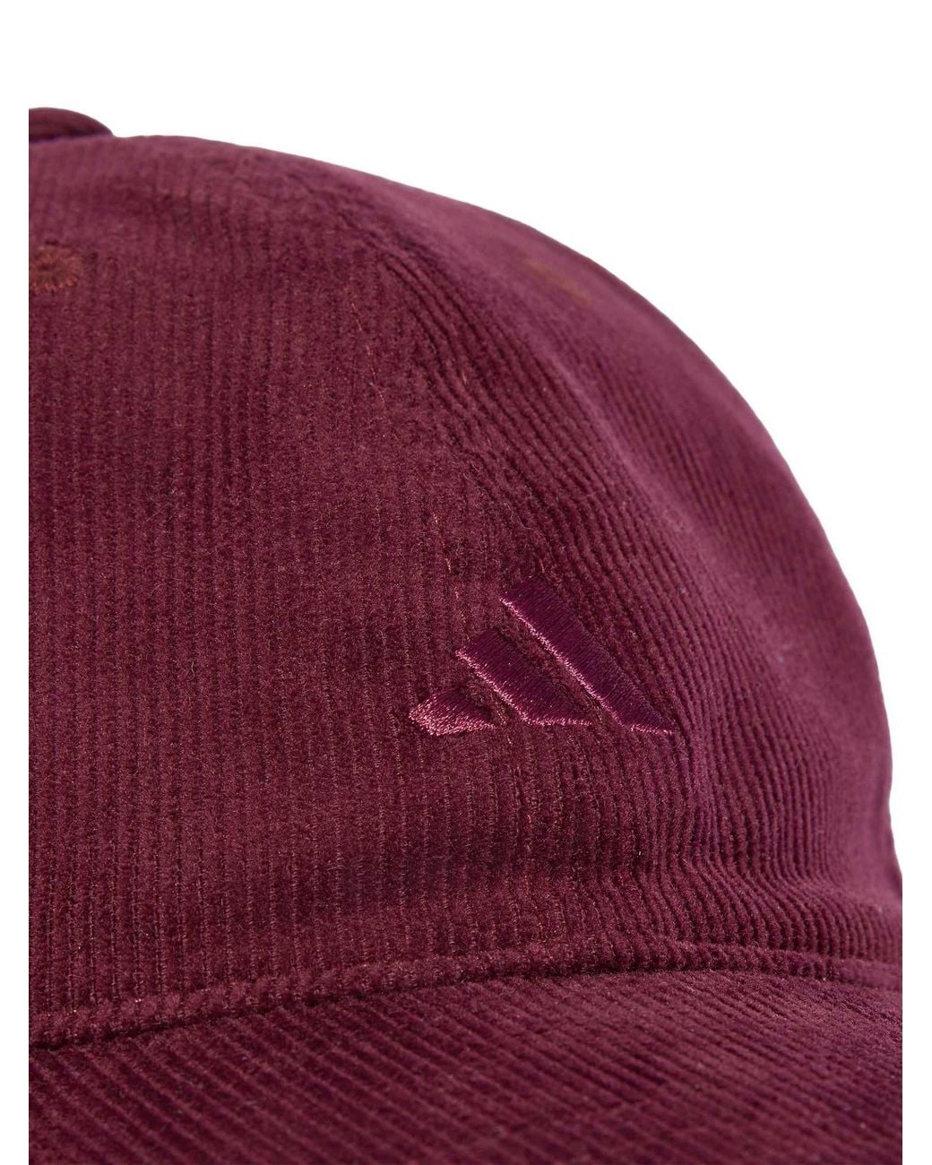 Adidas Red Corduroy Baseball Cap