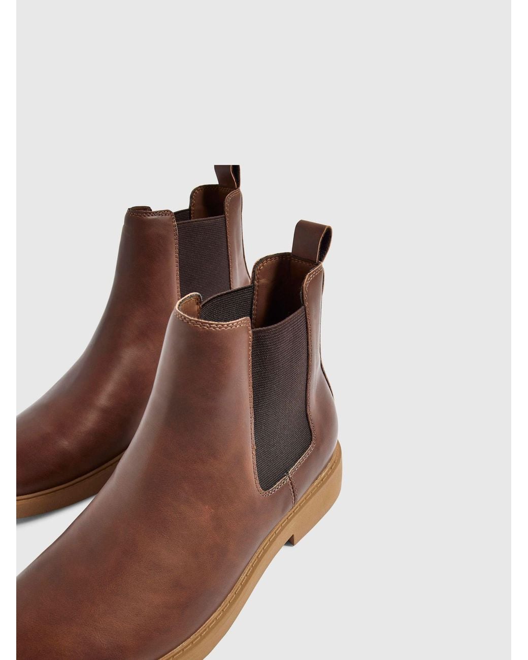 River Island Chelsea Boots in Brown for Men | Lyst
