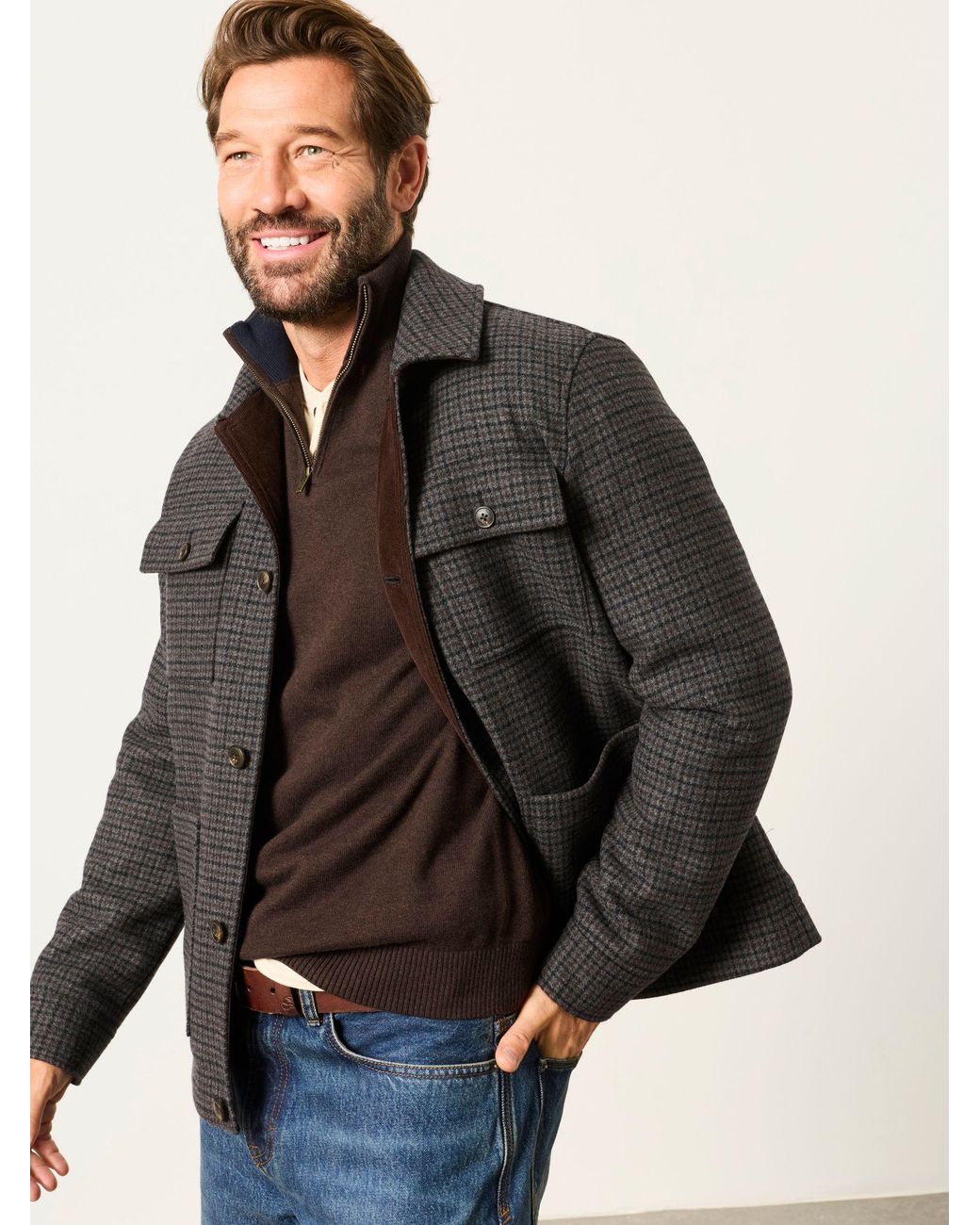 FatFace Black Jacket for men