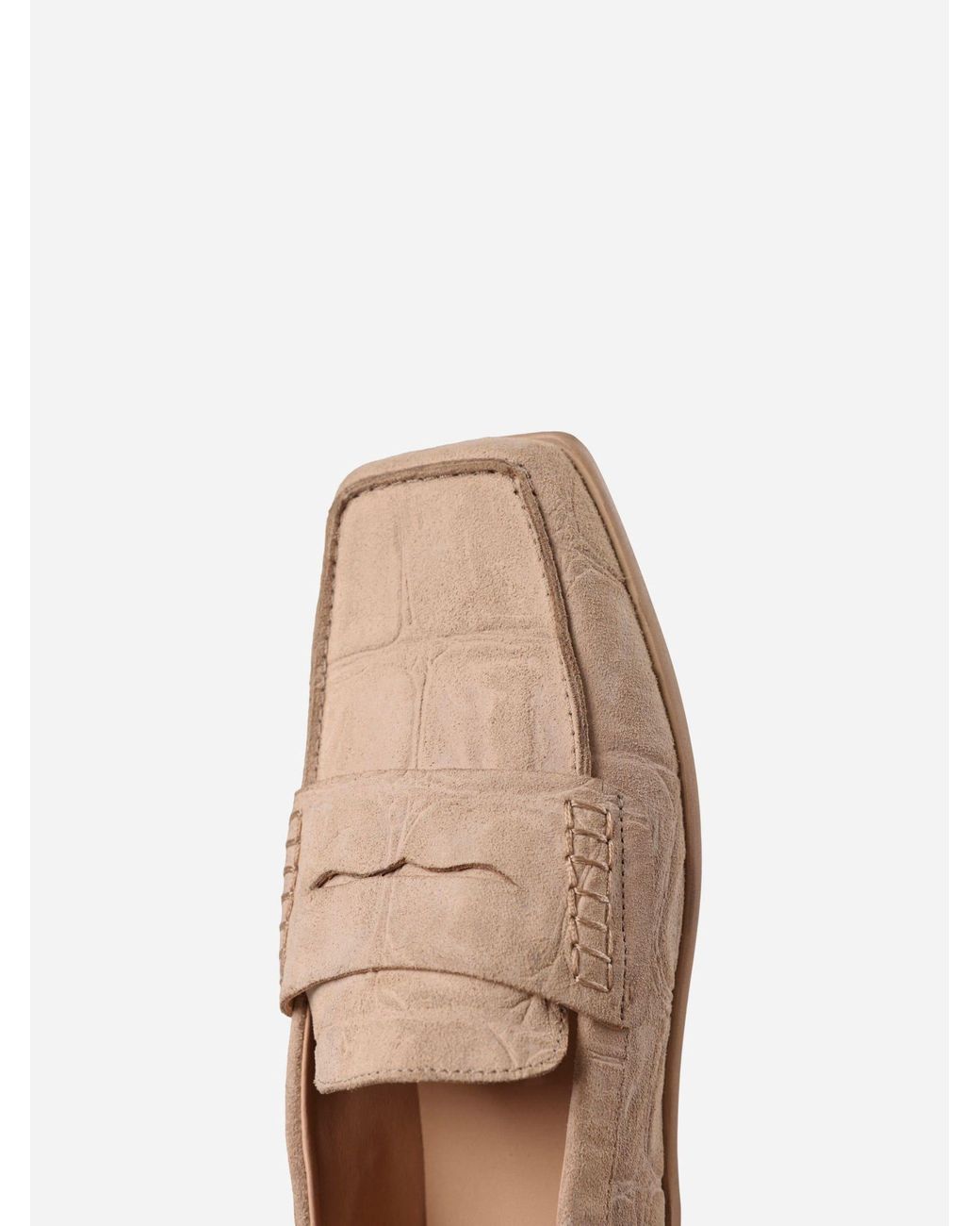 Bronx Pink Colby Suede Loafers