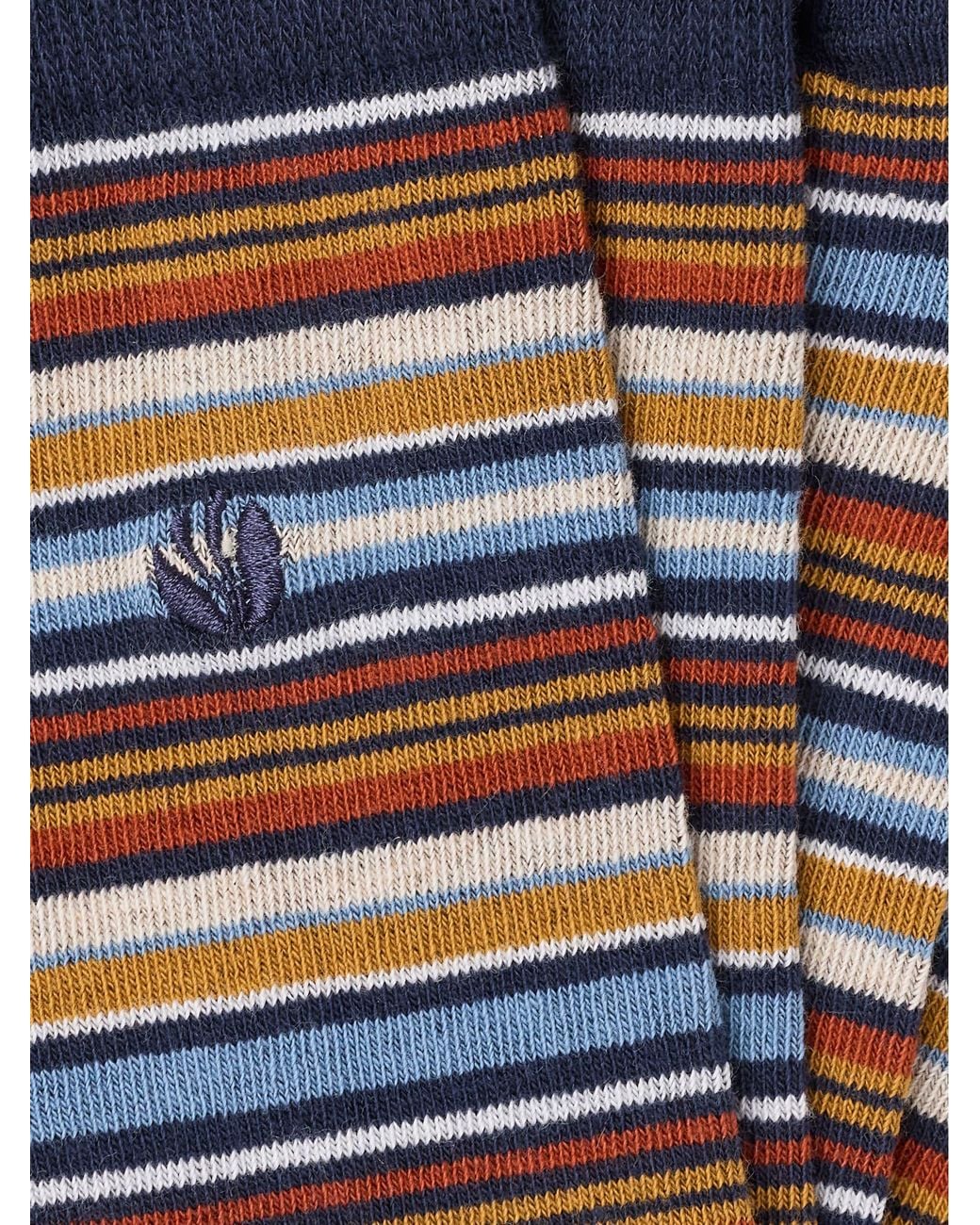 FatFace Blue Fatface Striped Socks for men