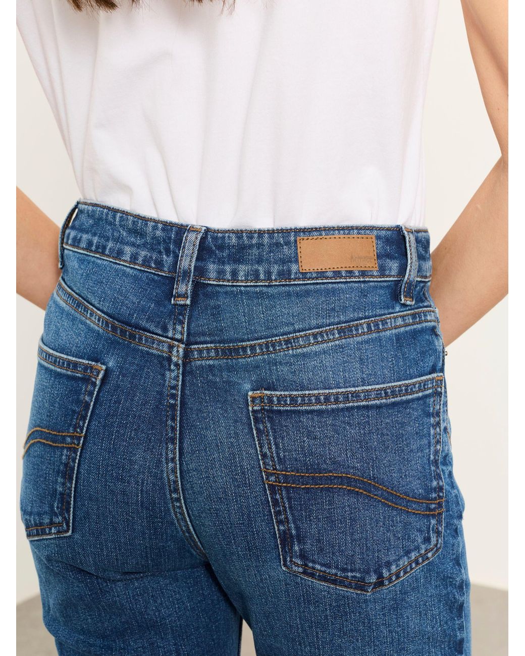 FatFace Blue Chesham Petite Slim Jeans