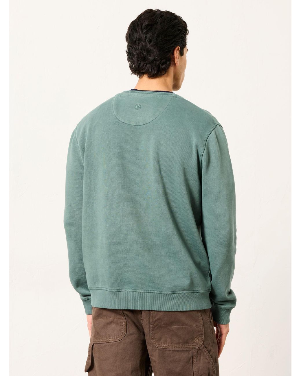 FatFace Blue Brooke Henley for men