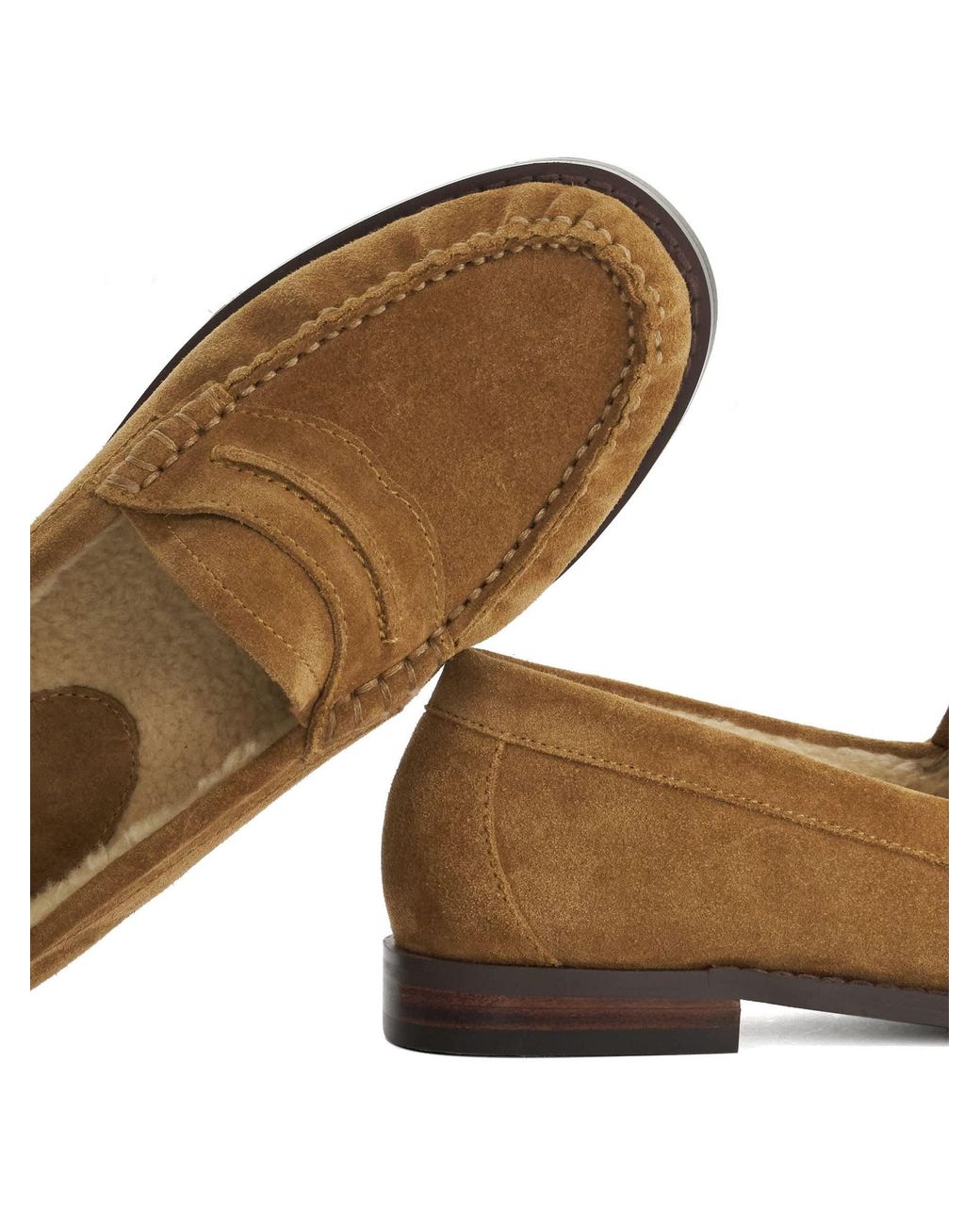 Dune Brown Genuinee Loafers