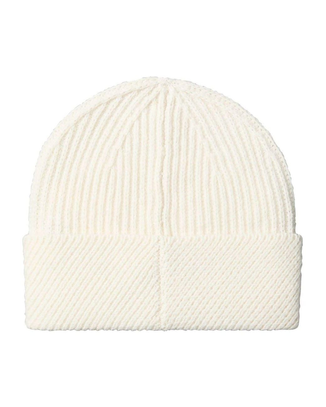 Calvin Klein Natural Wool Blend Monogram Beanie