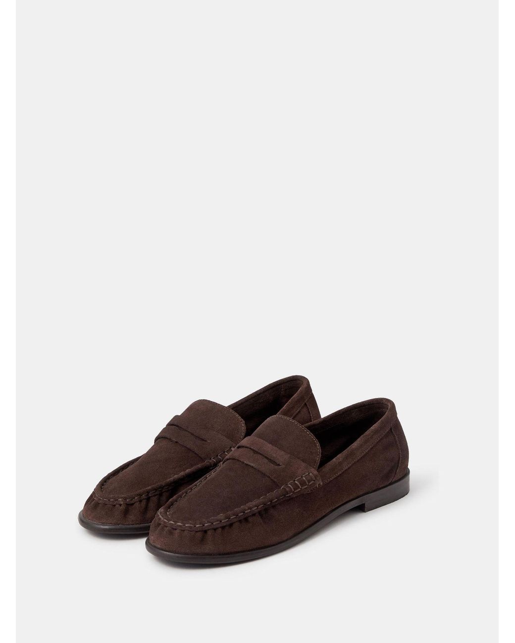 Accessorize Brown Suede Loafers