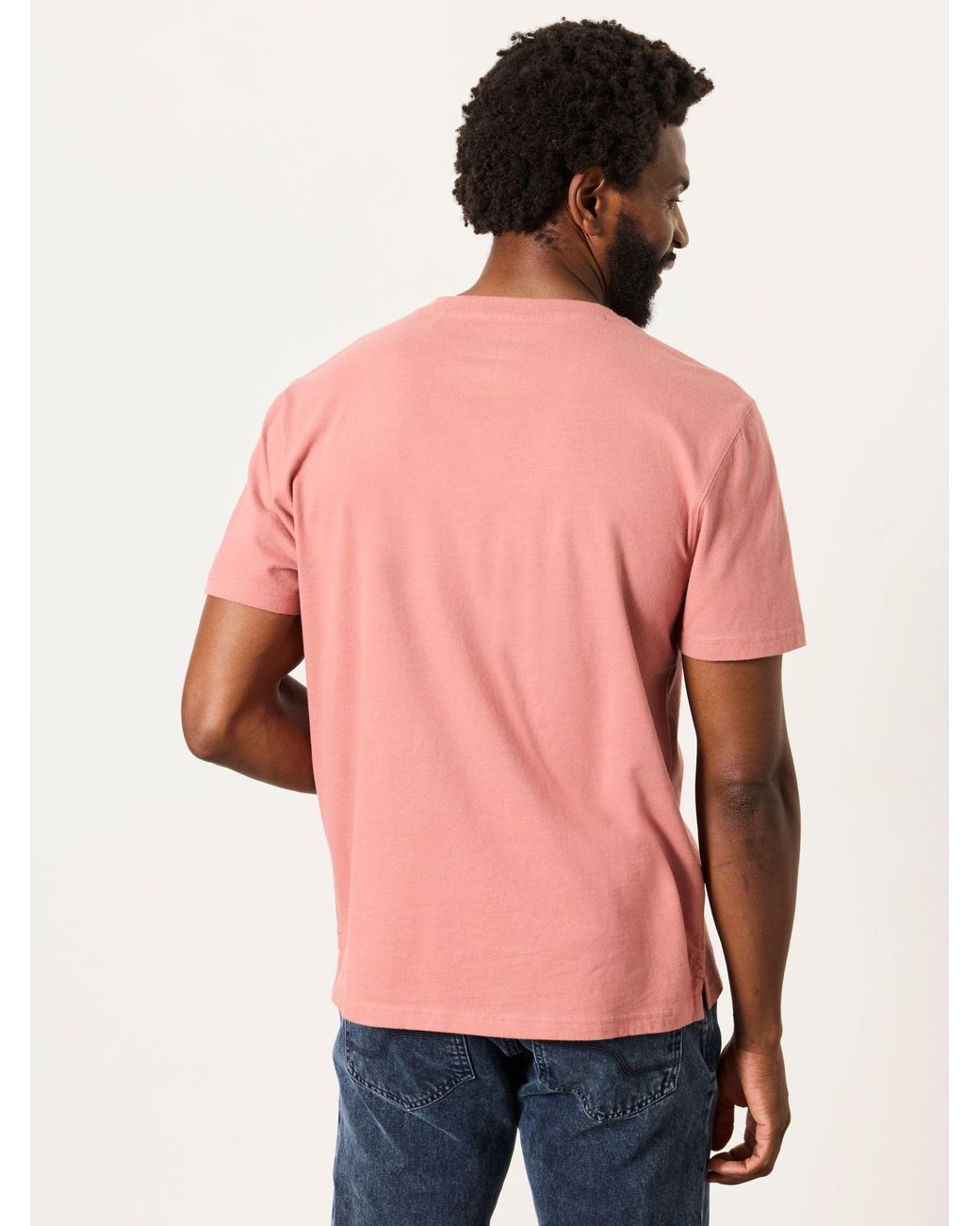 FatFace Pink Lulworth Short Sleevet-Shirt for men