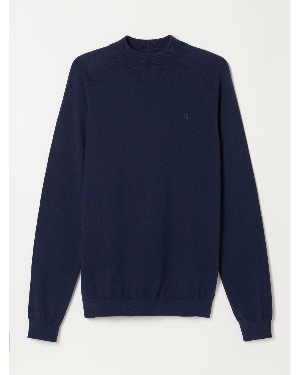 FatFace Blue Rye Turtle Neck Jumper for men