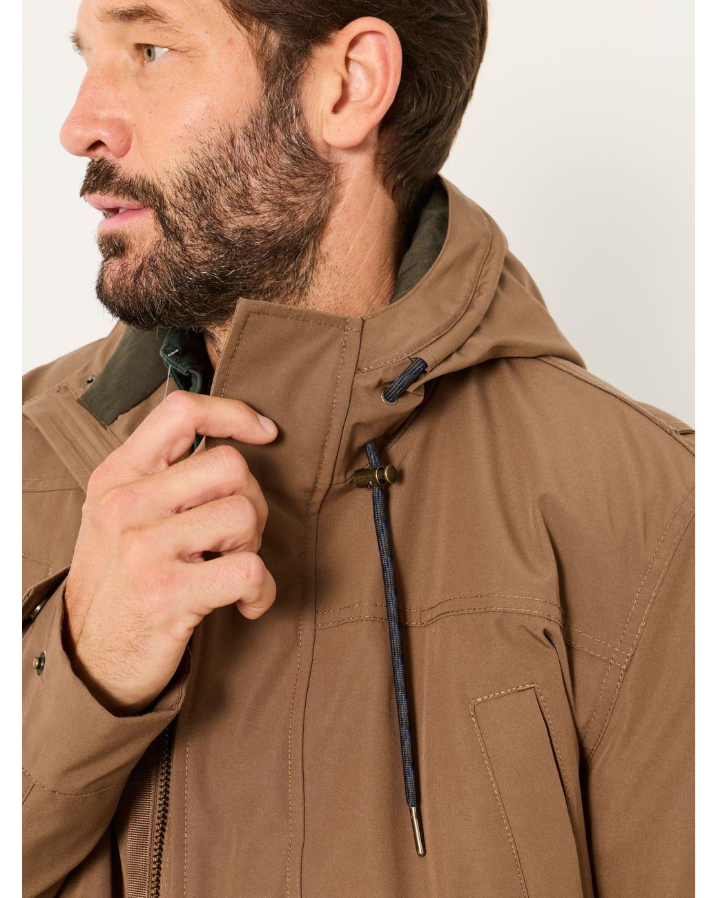 FatFace Green Waterproof Jacket for men