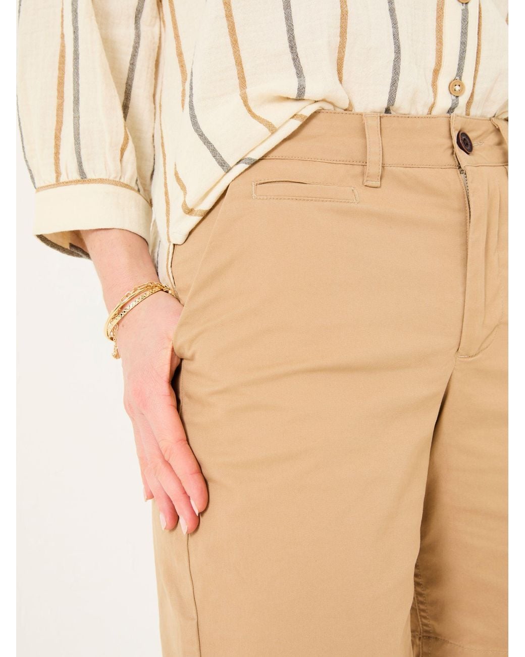 FatFace Natural Sandown Chino Shorts