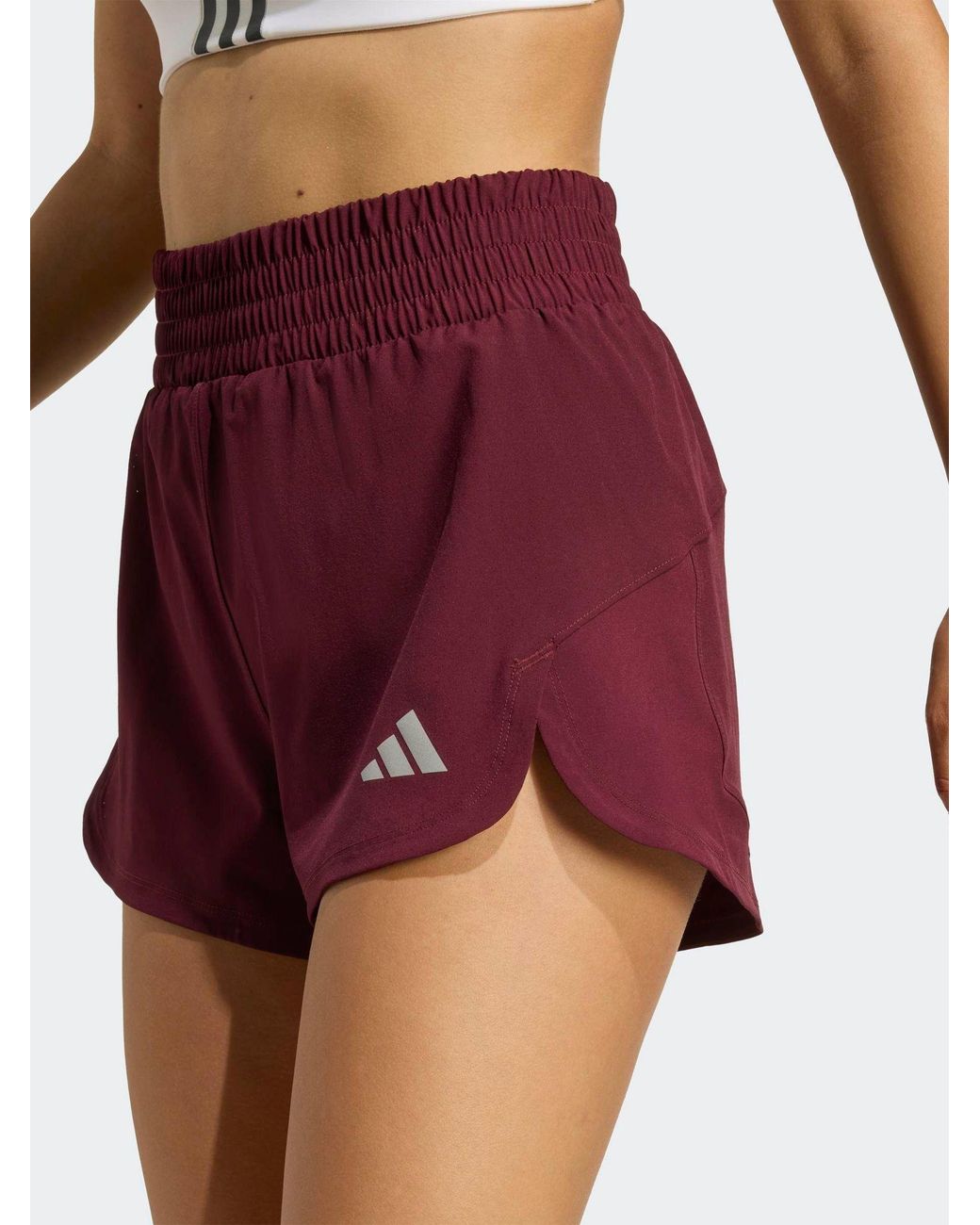 Adidas Red Tech Pacer Shorts