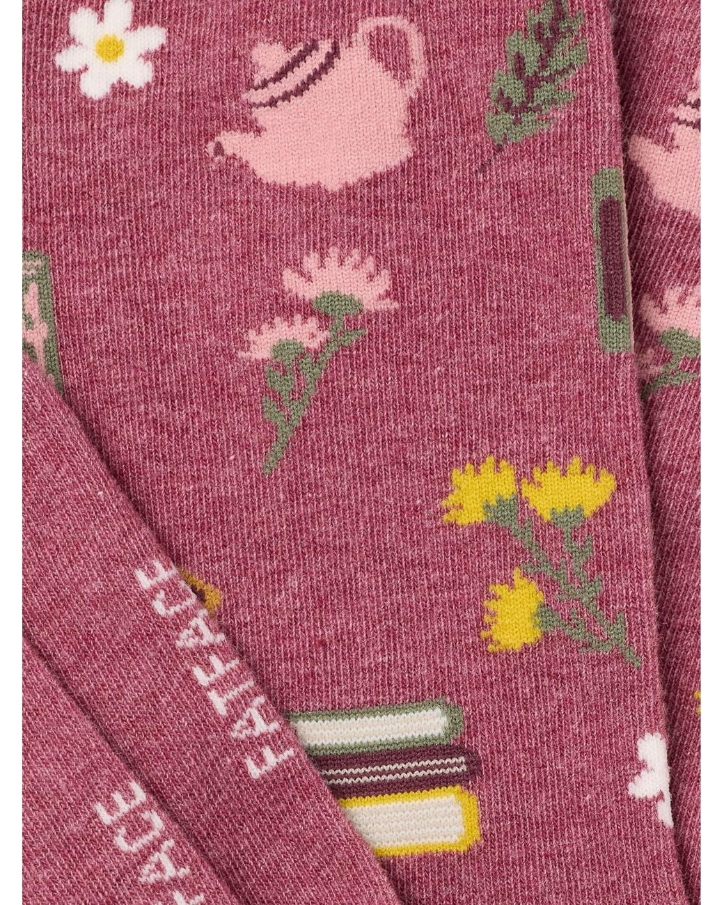 FatFace Pink Fatface Berry Tea Socks