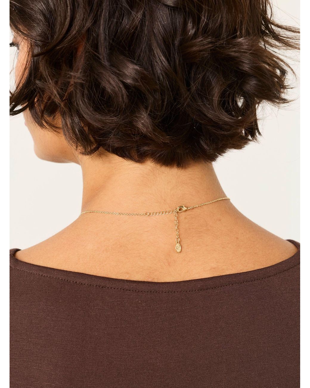 FatFace Natural Bee Necklace