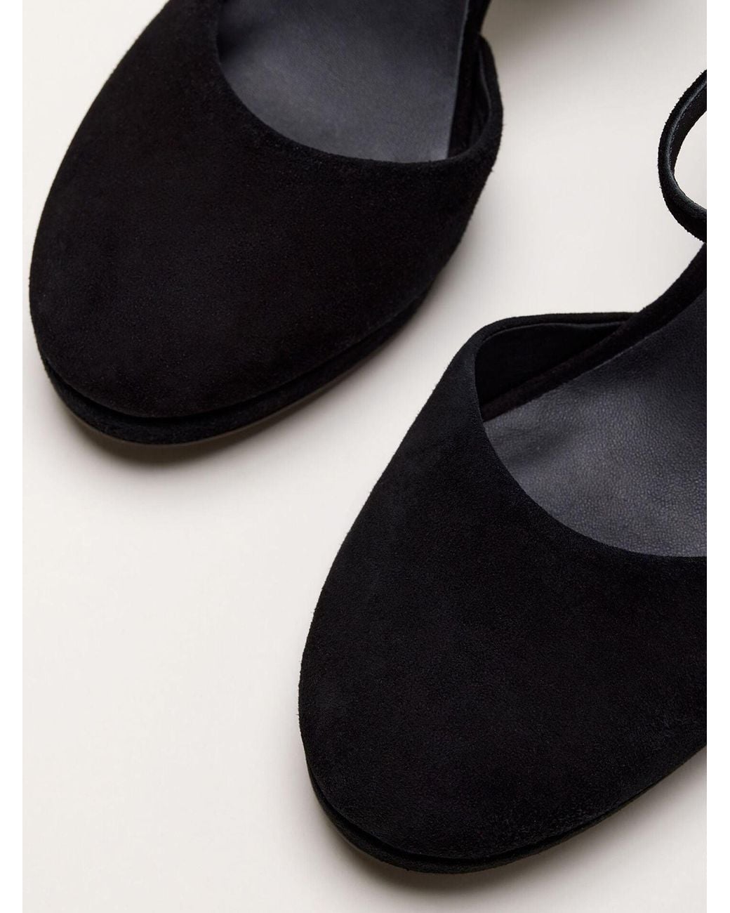 Phase Eight Black Suede Platform Shoes
