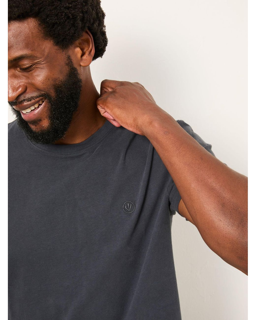 FatFace Blue Lulworth Short Sleeve T-Shirt for men