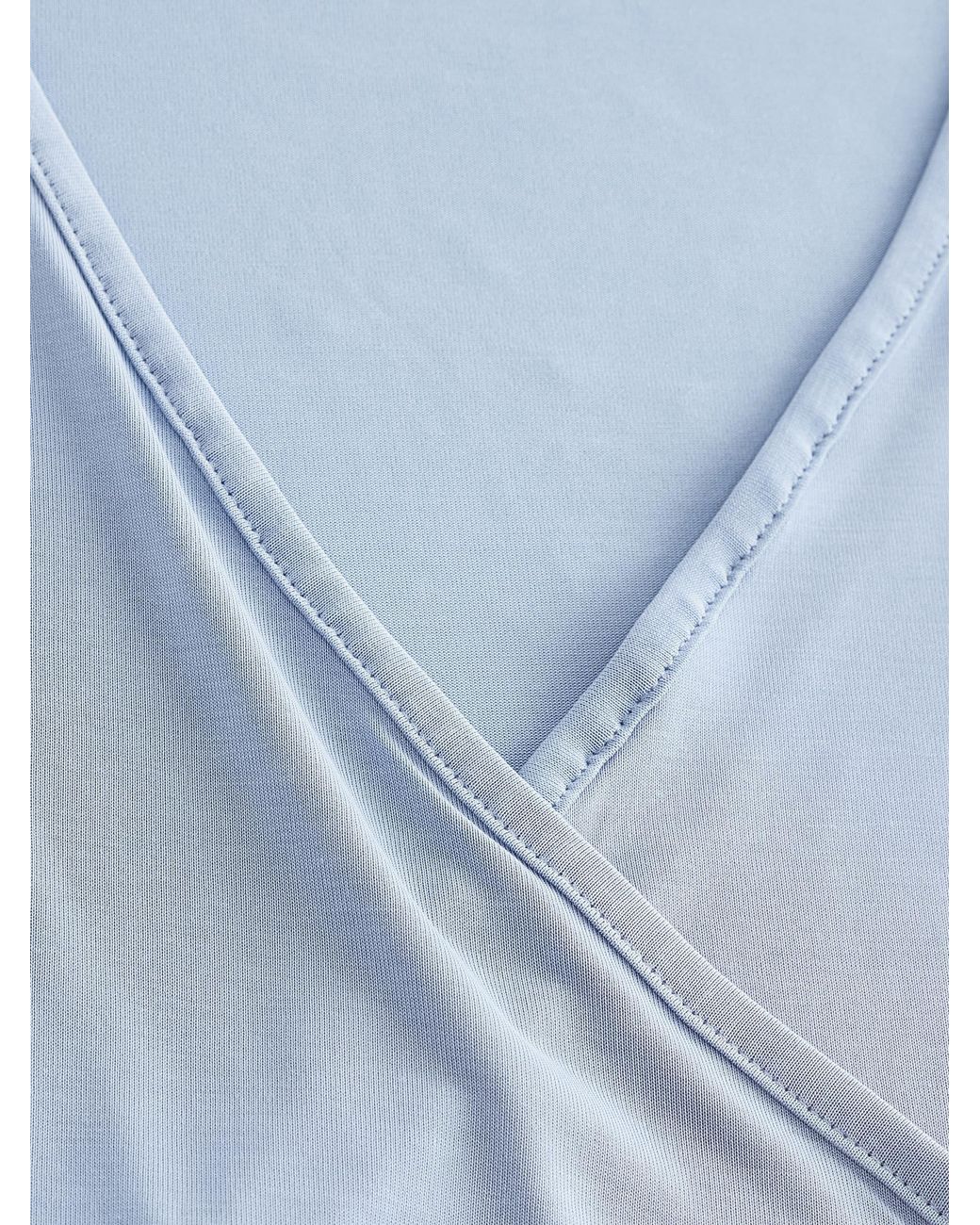 Next Blue Pale Active Open Back Soft Touch Top