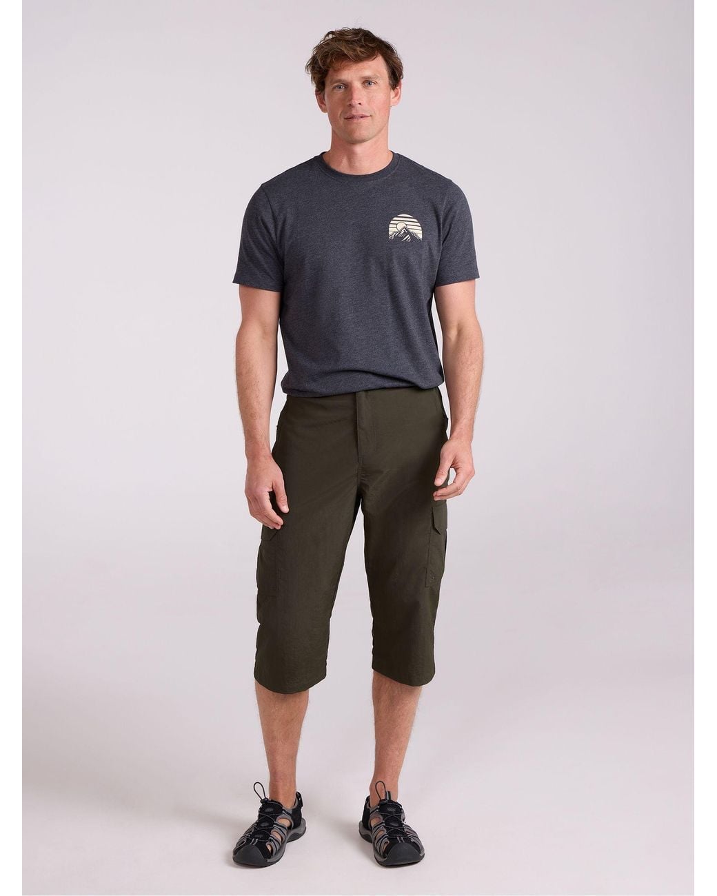 Mountain Warehouse Explore Schnelltrocknende Shorts in Brown für Herren