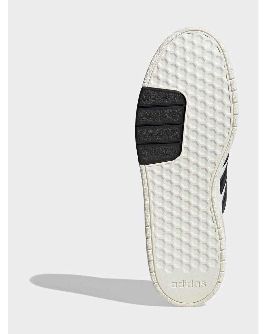 Adidas White Courtwave Shoes for men