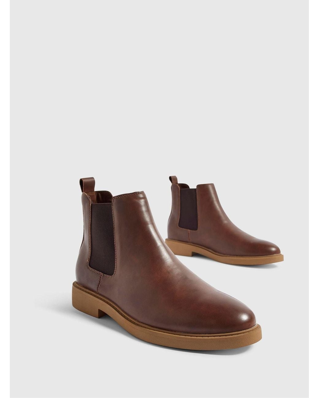 River Island Chelsea Boots in Brown for Men | Lyst