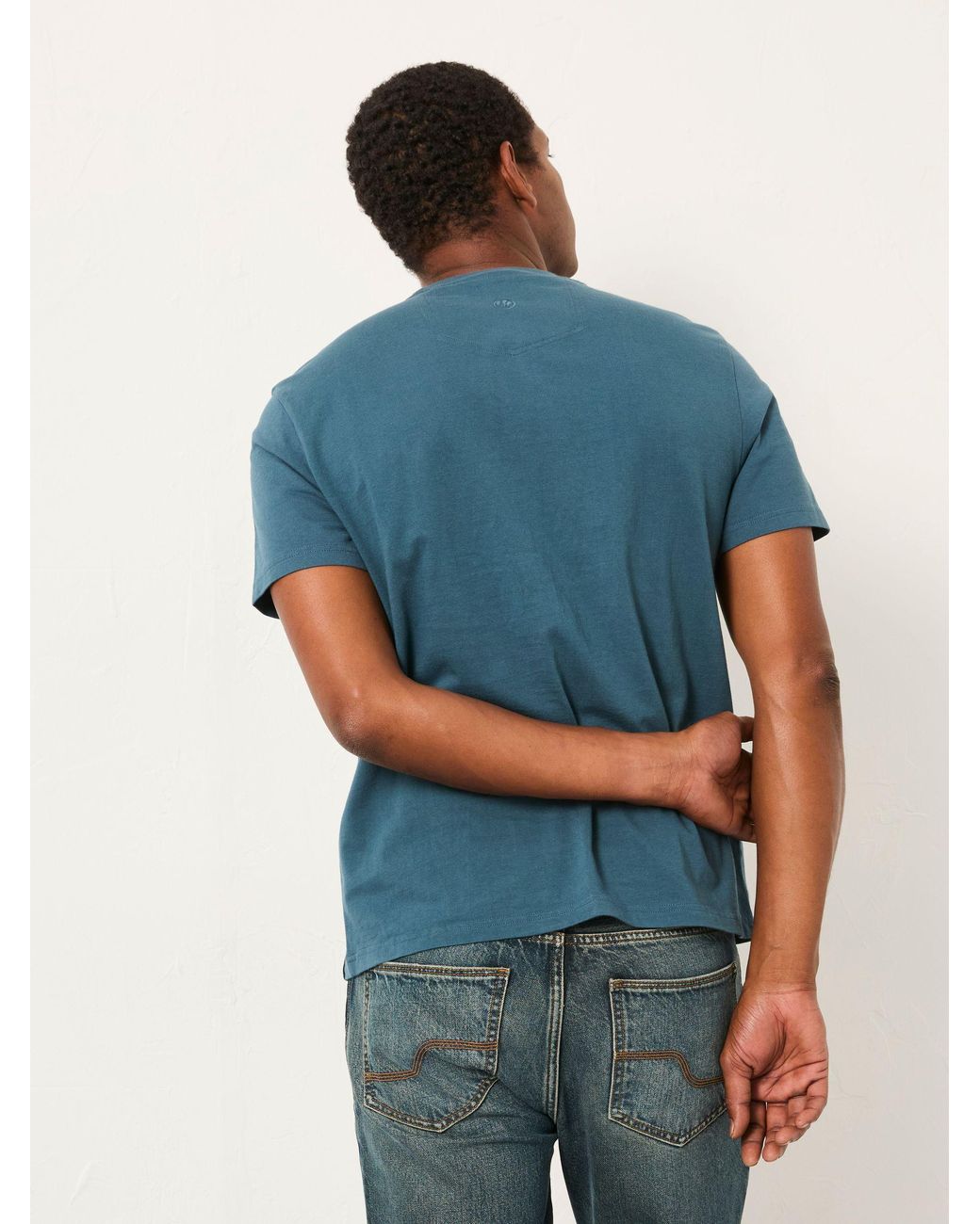 FatFace Blue Graphic T-Shirt for men