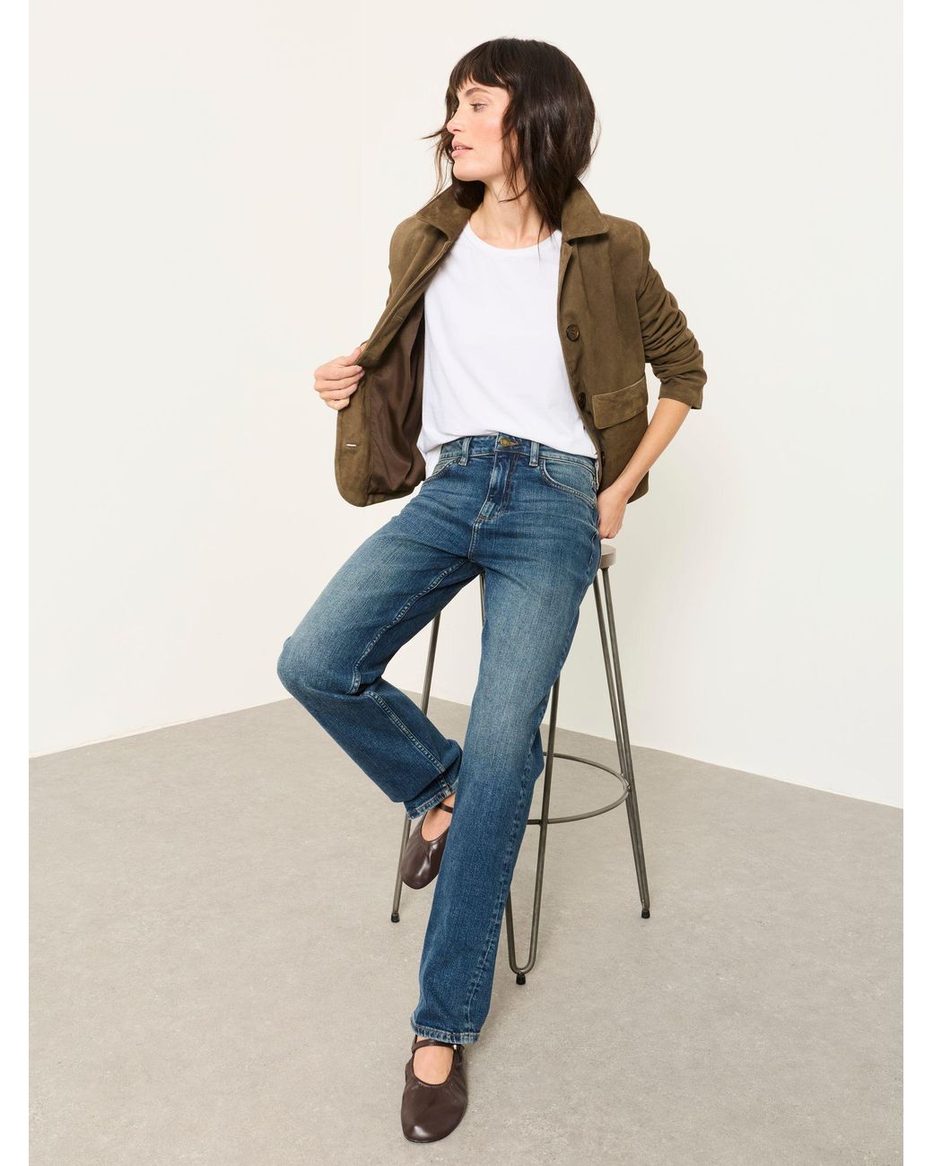FatFace Blue Filby Relaxed Straight Jeans