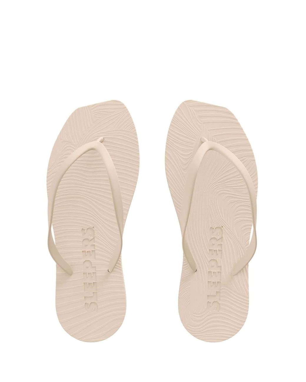 Sleeper Metallic Tapered Flip Flops