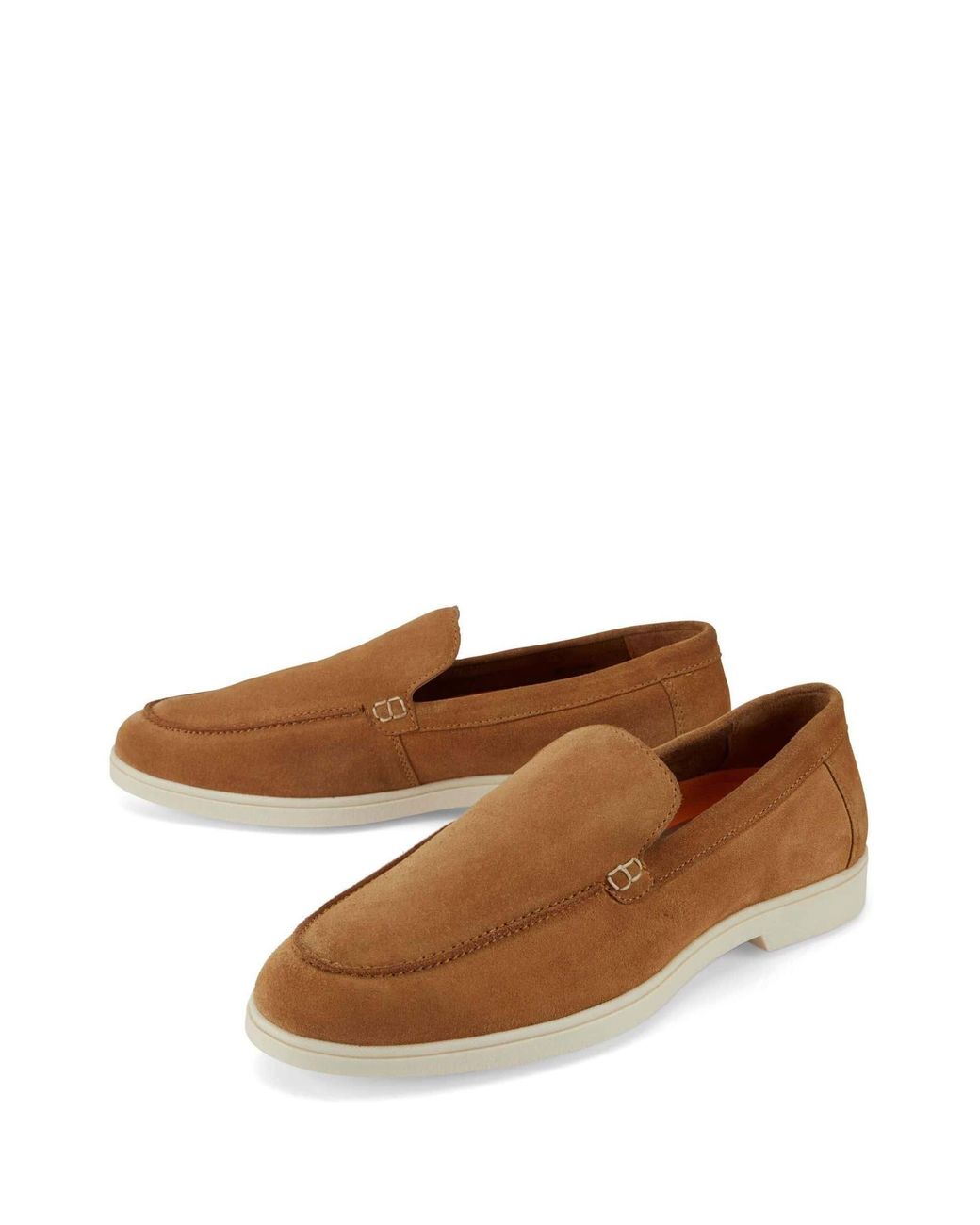 Skopes Brown Malaga Suede Loafers for men