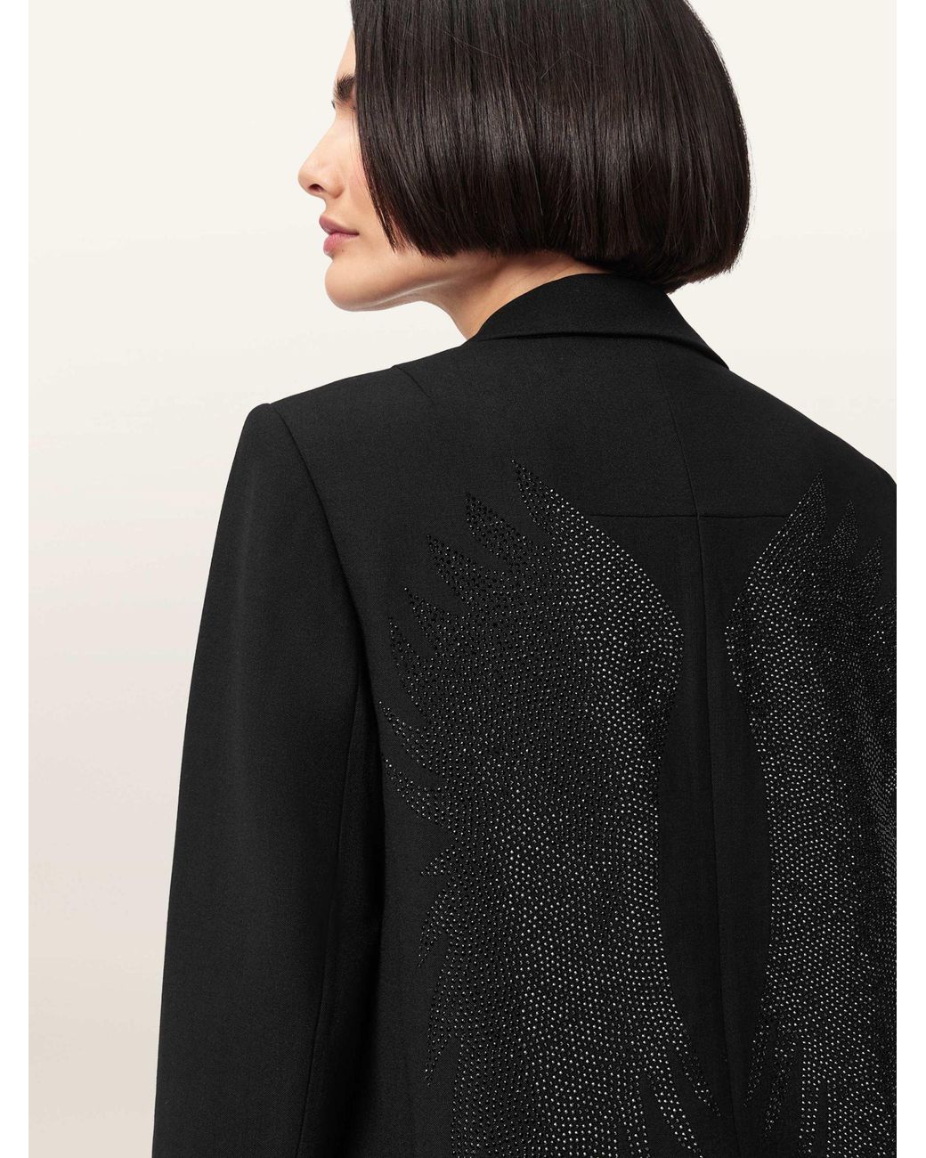 AllSaints Black Allsaints Ottie Blazer