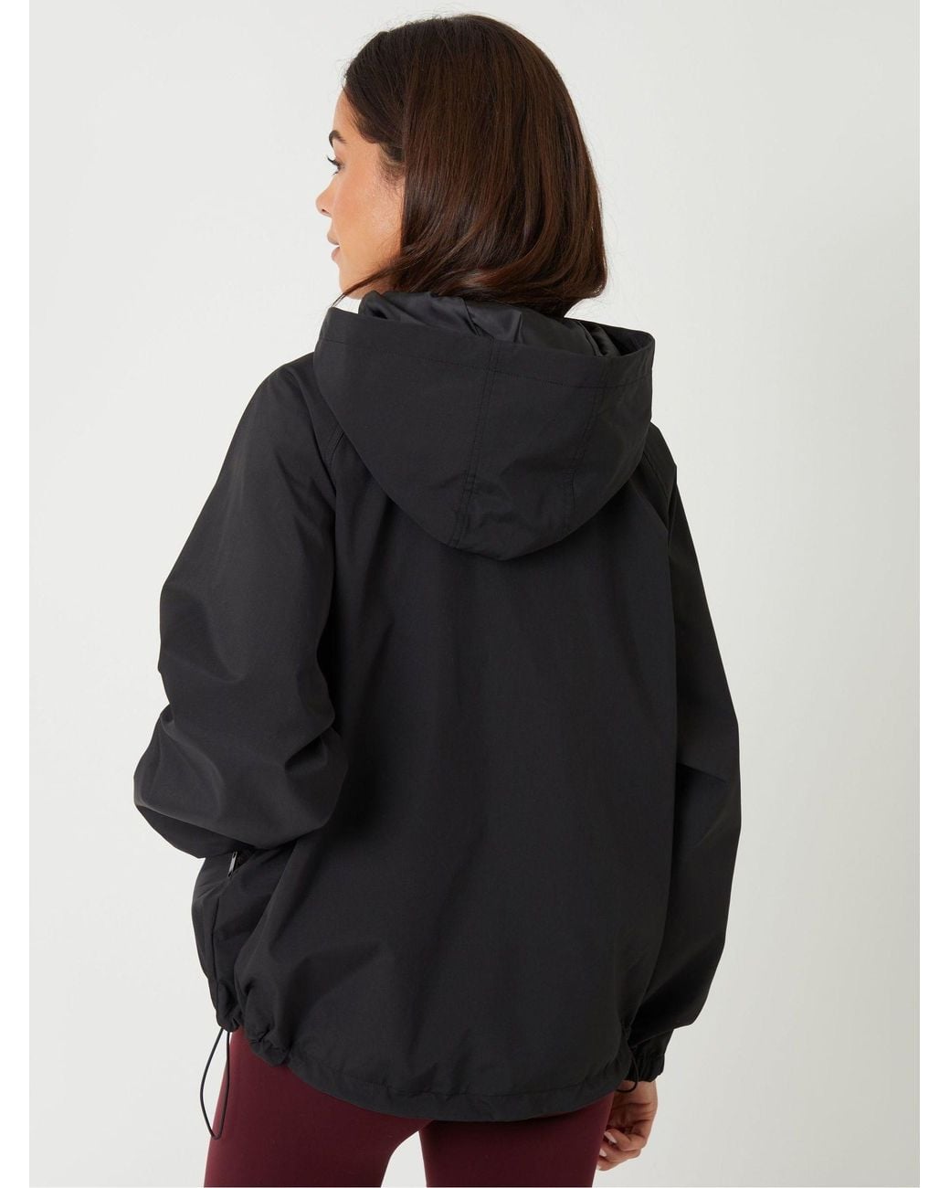 Threadbare Black Waterproof Hooded Jacket