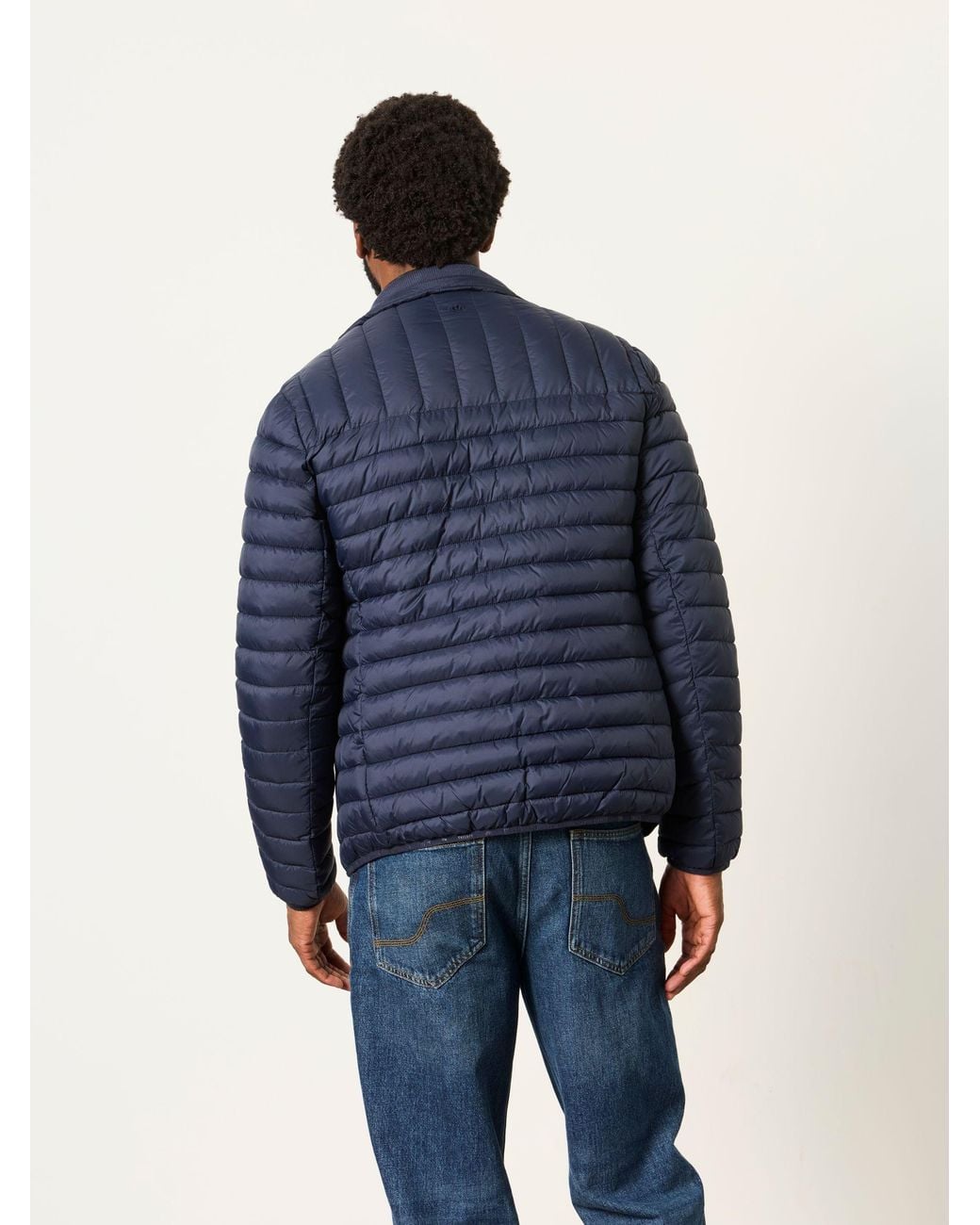 FatFace Blue Dartmouth Lightweight Quilted Jacket for men