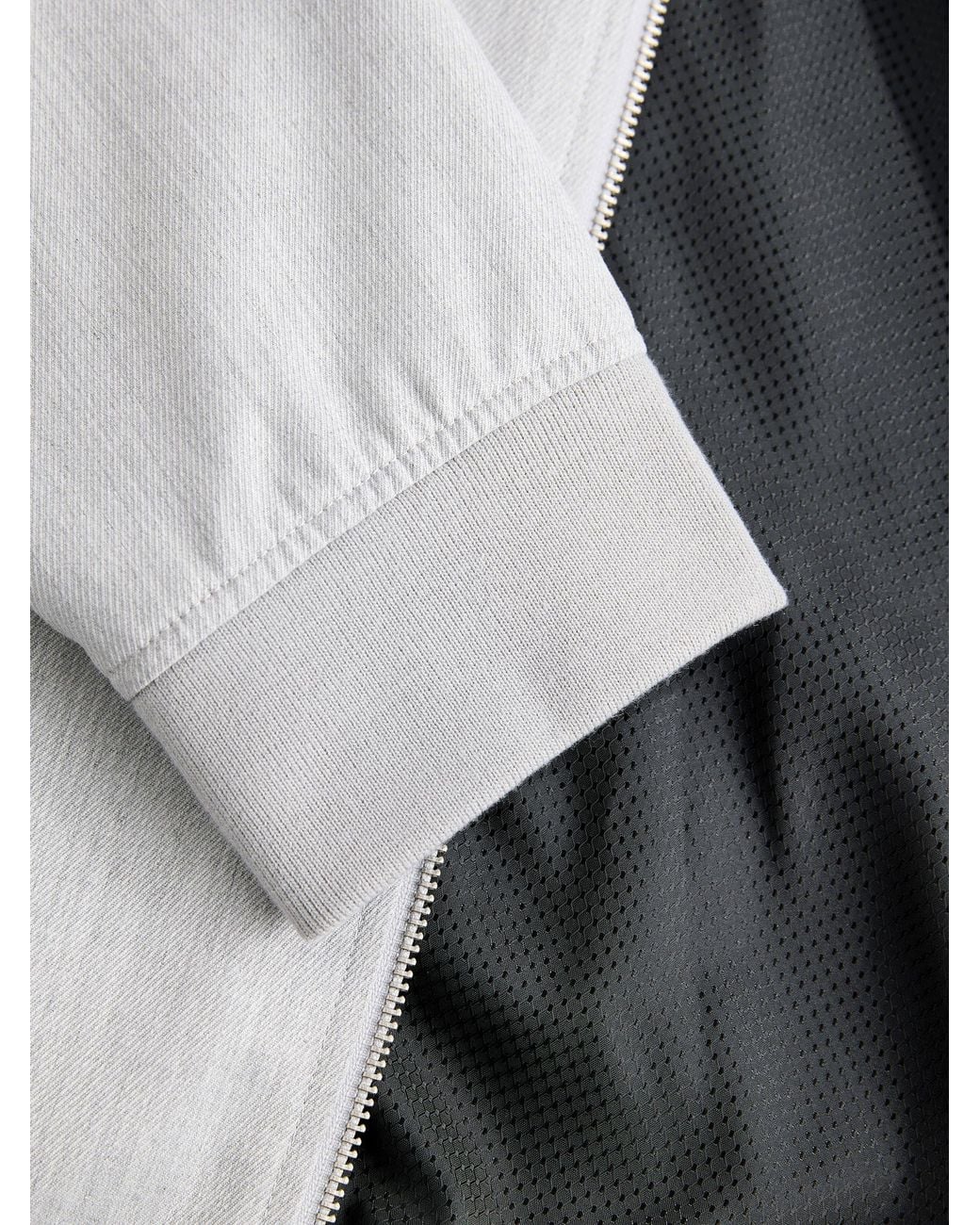 Next Gray Plain Smart Bomber Jacket for men