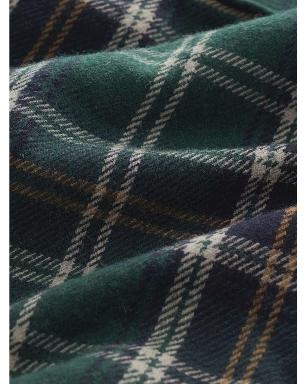 Next Green Dark Borg Lined Check Shacket for men