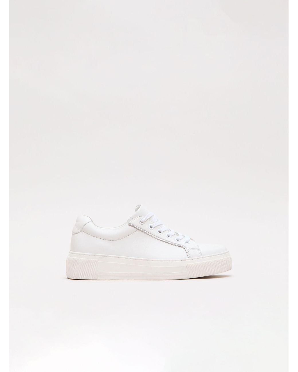 Phase Eight Natural Leather Trainers