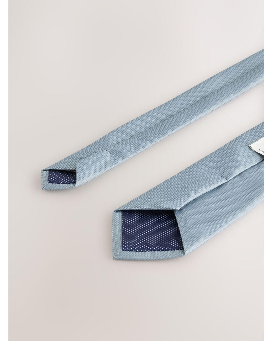 Next Blue Sage Tie And Pocket Square Set for men