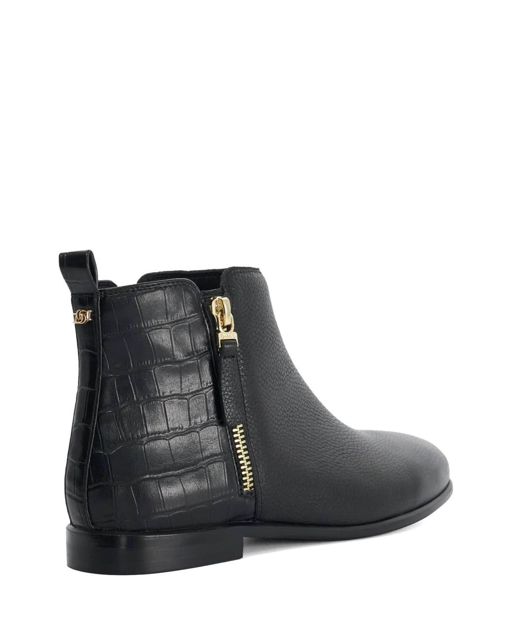 Dune Black Pandya Ankle Boots