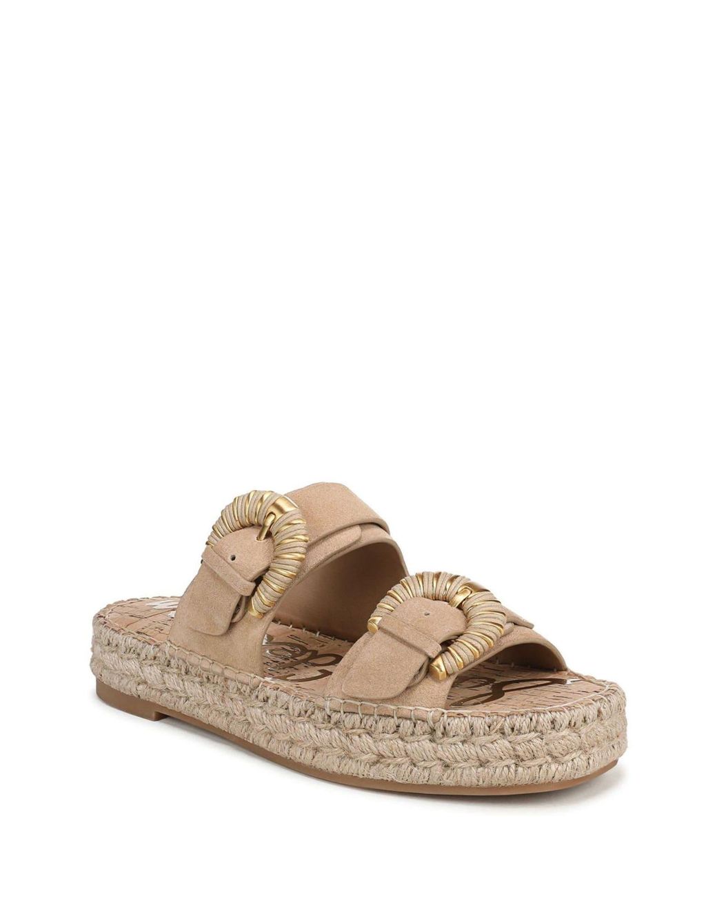Sam Edelman Natural Tabbey Regular Fit Slides