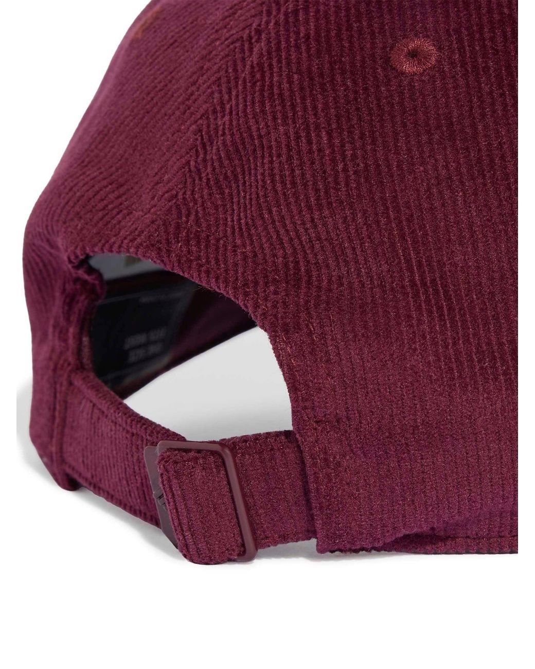 Adidas Red Corduroy Baseball Cap