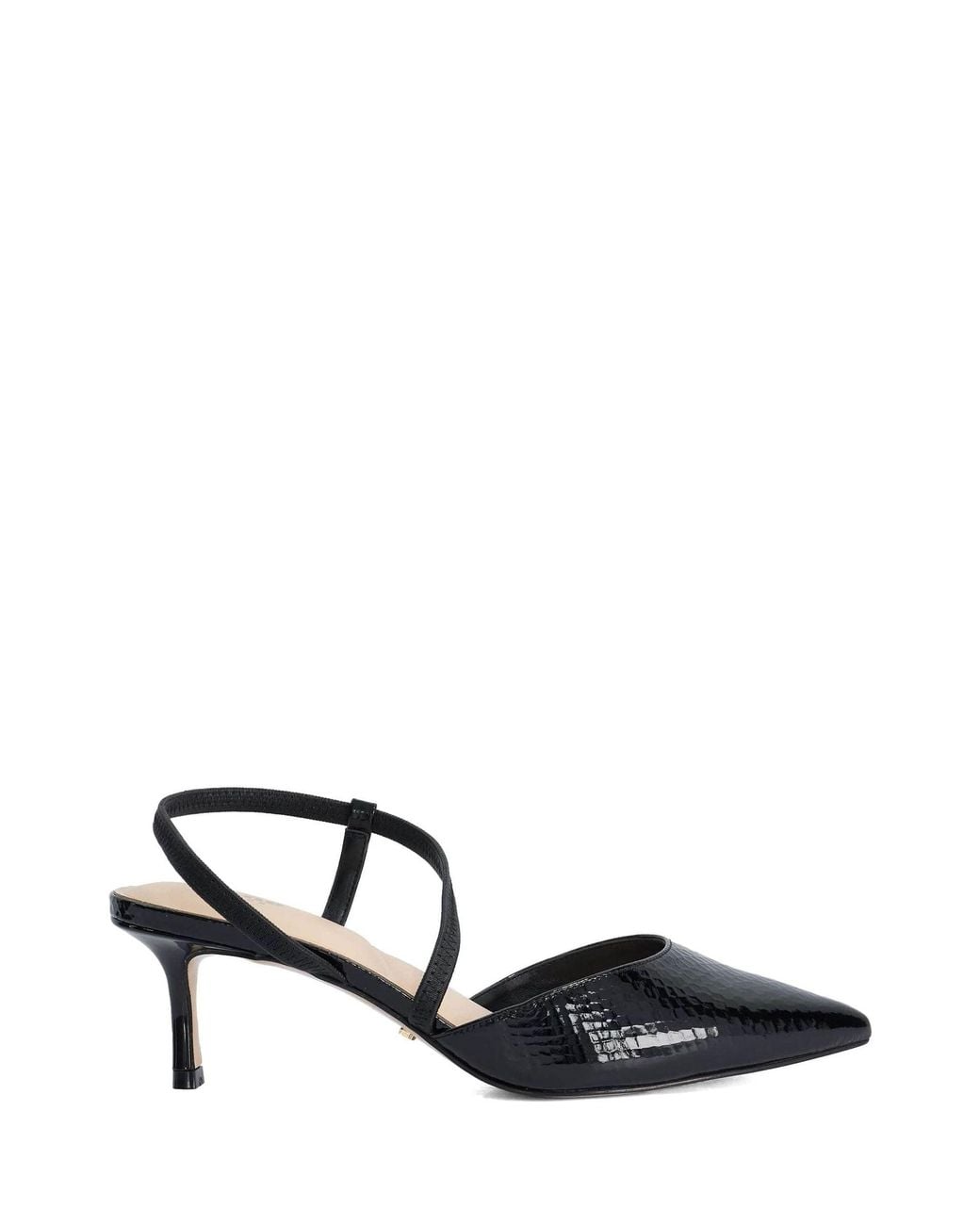 Dune White Charming Lederpumps