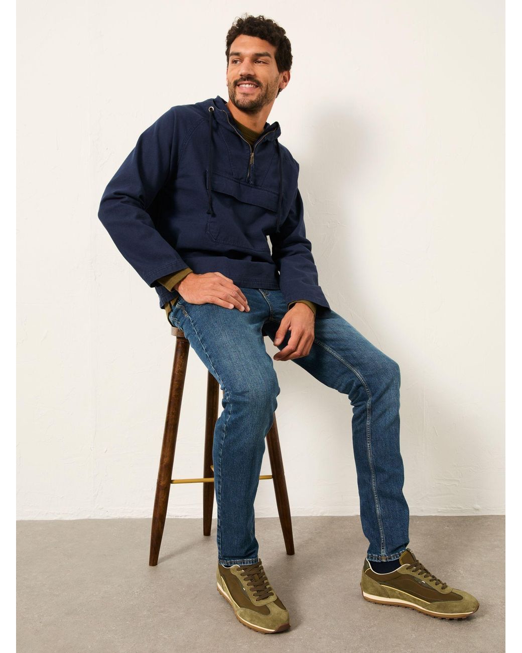 FatFace Blue Slim Fit Jeans for men
