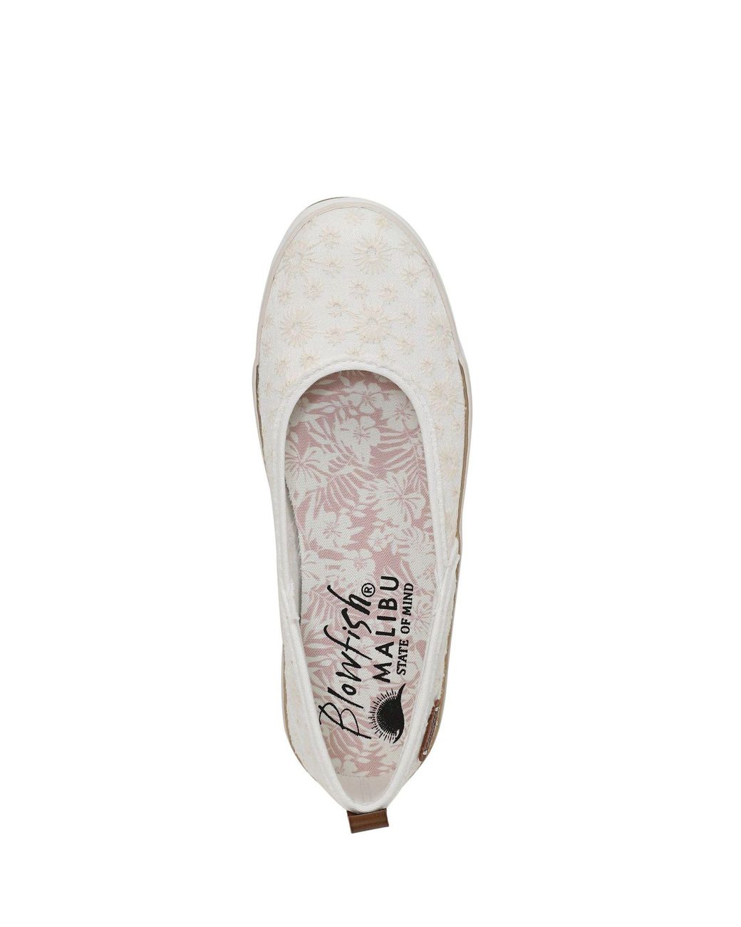 Blowfish White Ez Does It Ballet Flats
