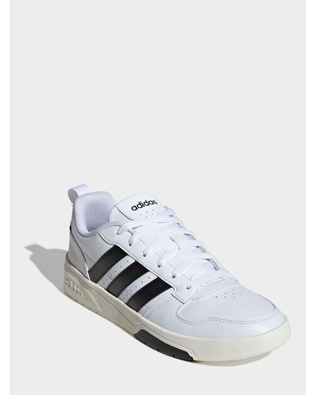 Adidas White Courtwave Shoes for men