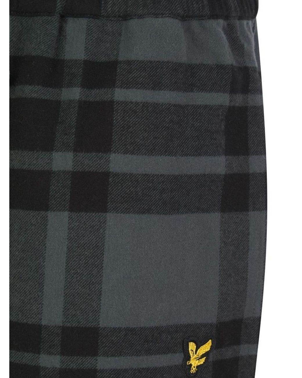 Lyle & Scott Black Julian Pyjamas Set for men