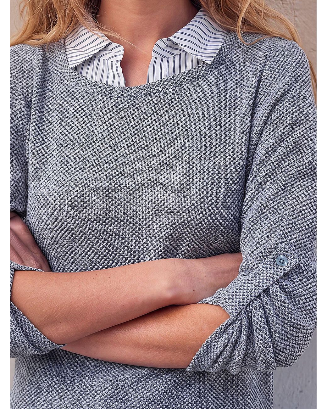 Roman Gray Textured Snit 2