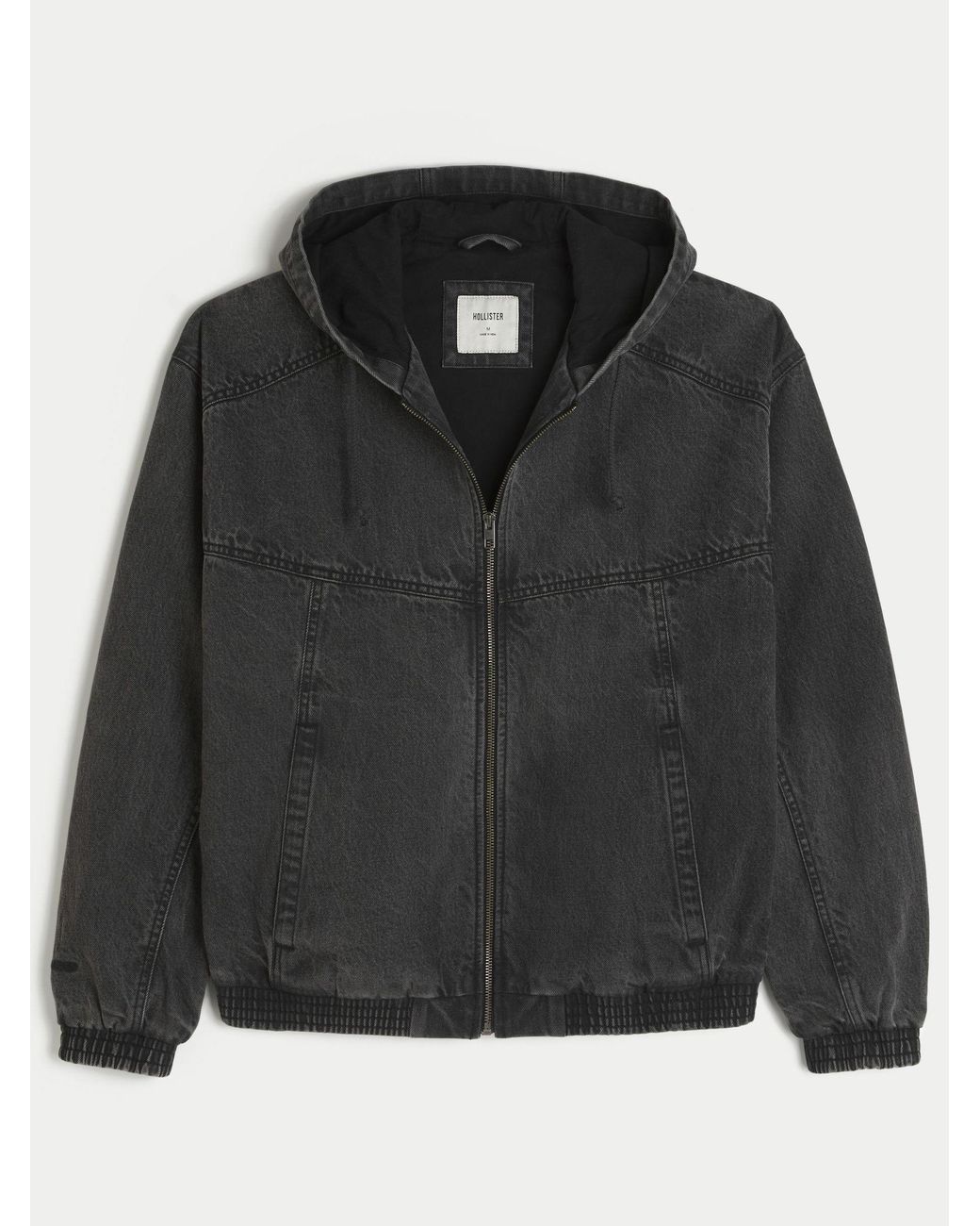 Hollister Black Skater Jacket for men