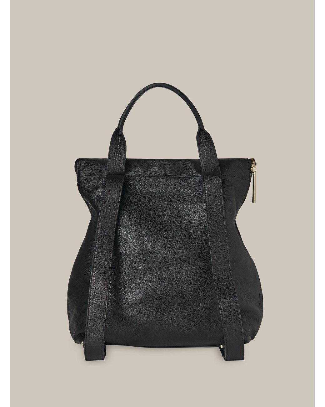 Whistles Black Verity Backpack