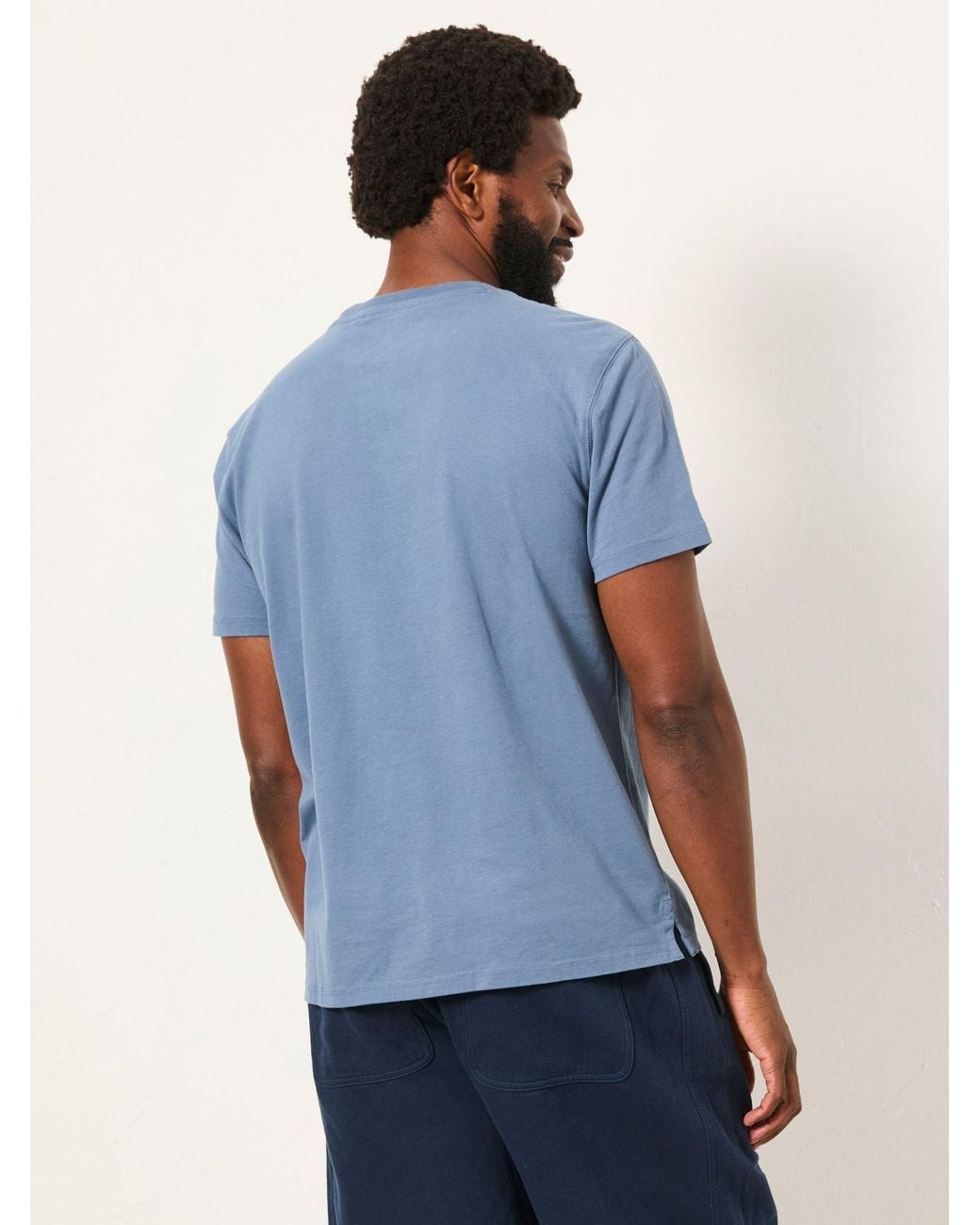 FatFace Blue Lulworth Short Sleeve T-Shirt for men