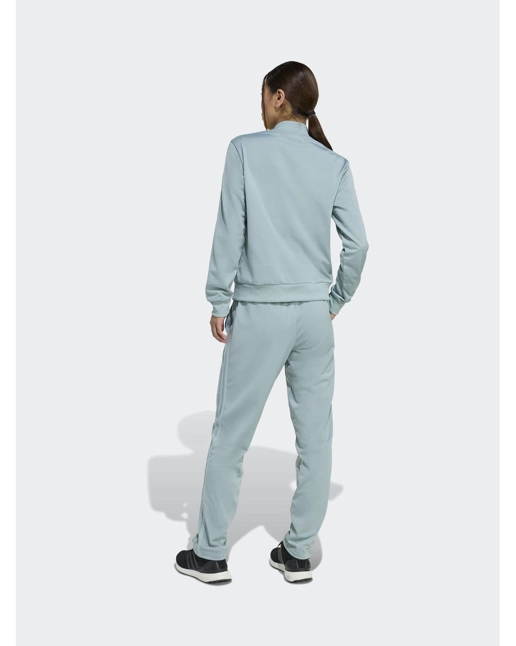 Adidas Blue Essentials 3-Stripes Tracksuit