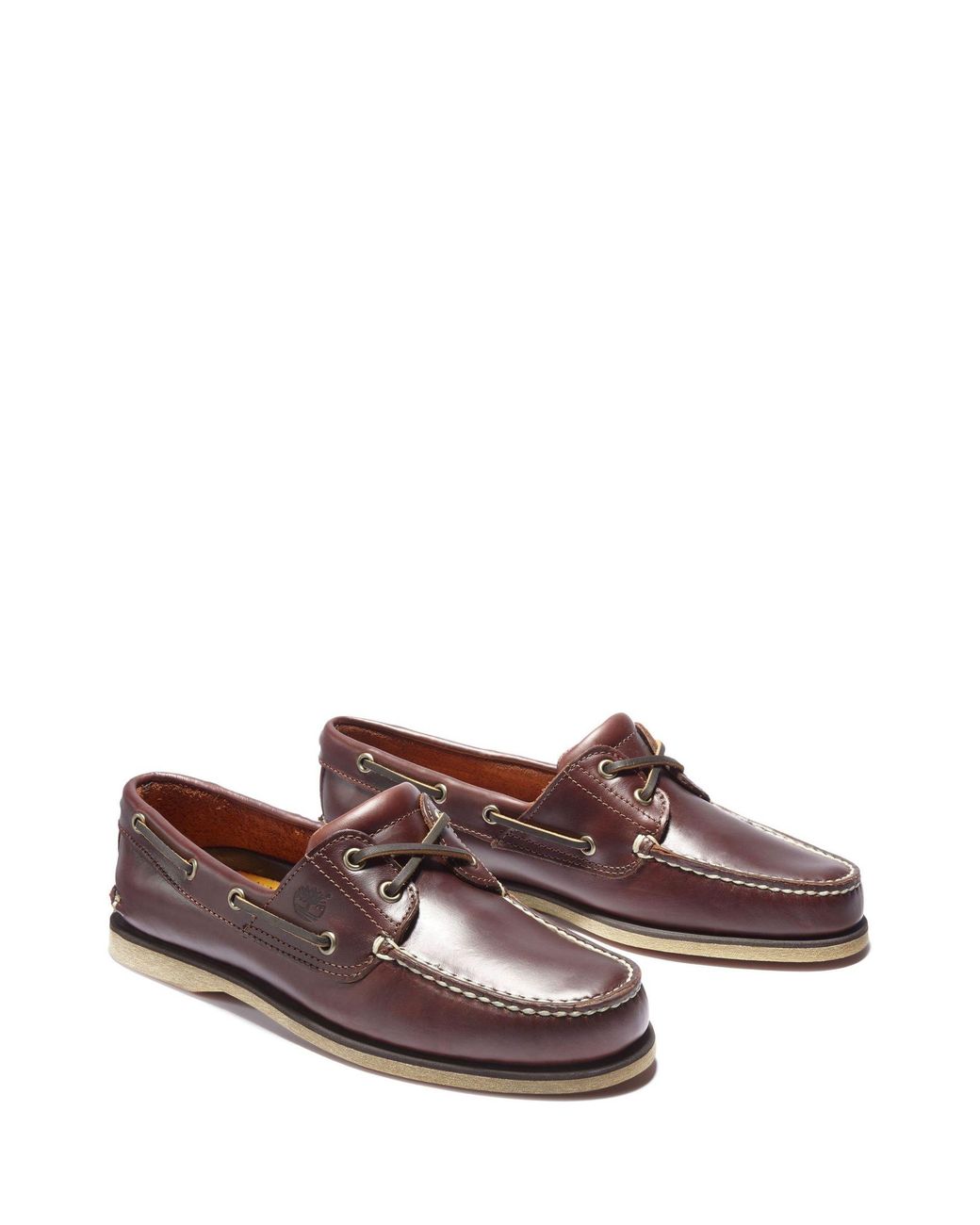 Timberland Rootbeer 2 Ösen Bootsschuhe in Purple für Herren