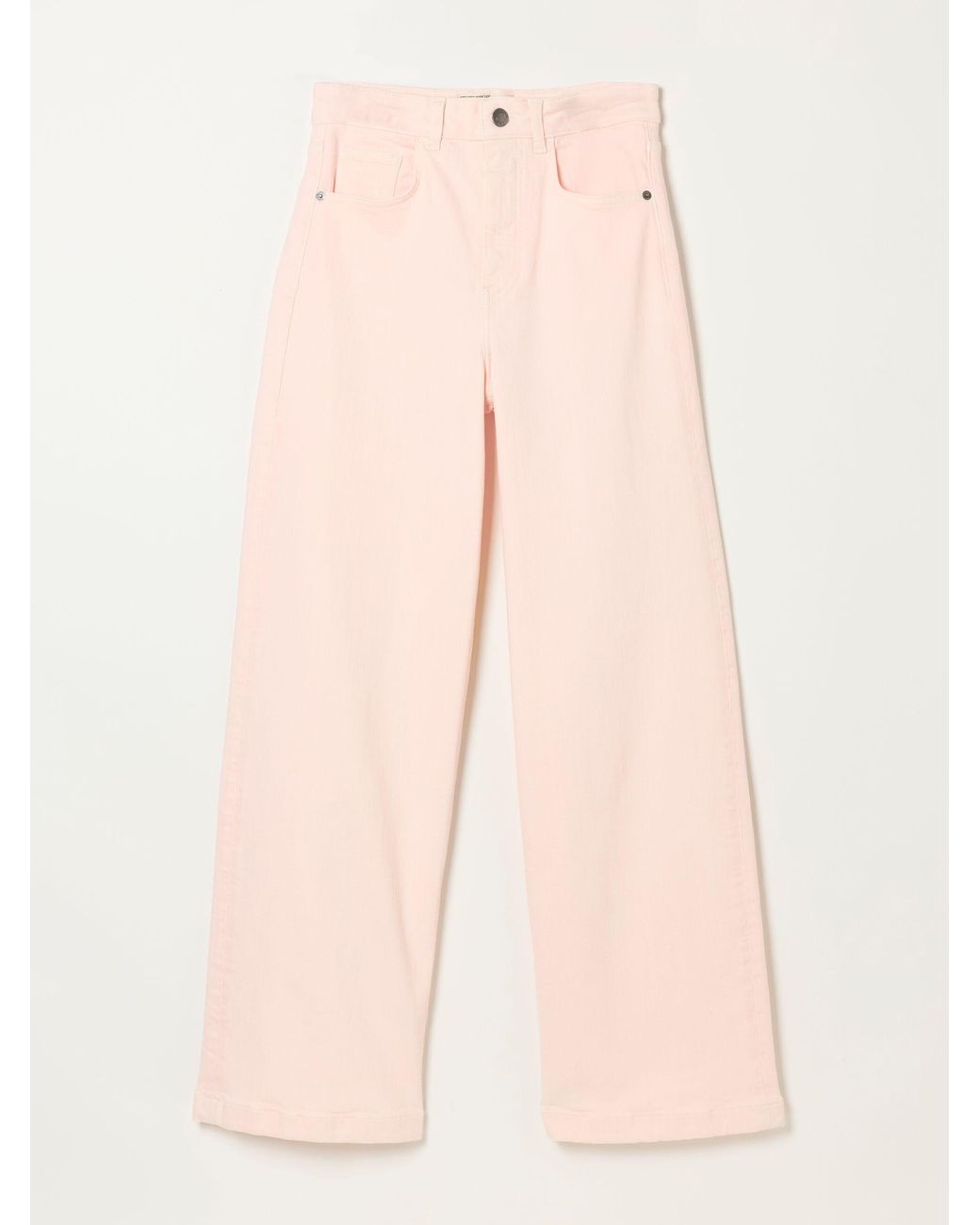 FatFace Pink Welling Wide Leg Jeans