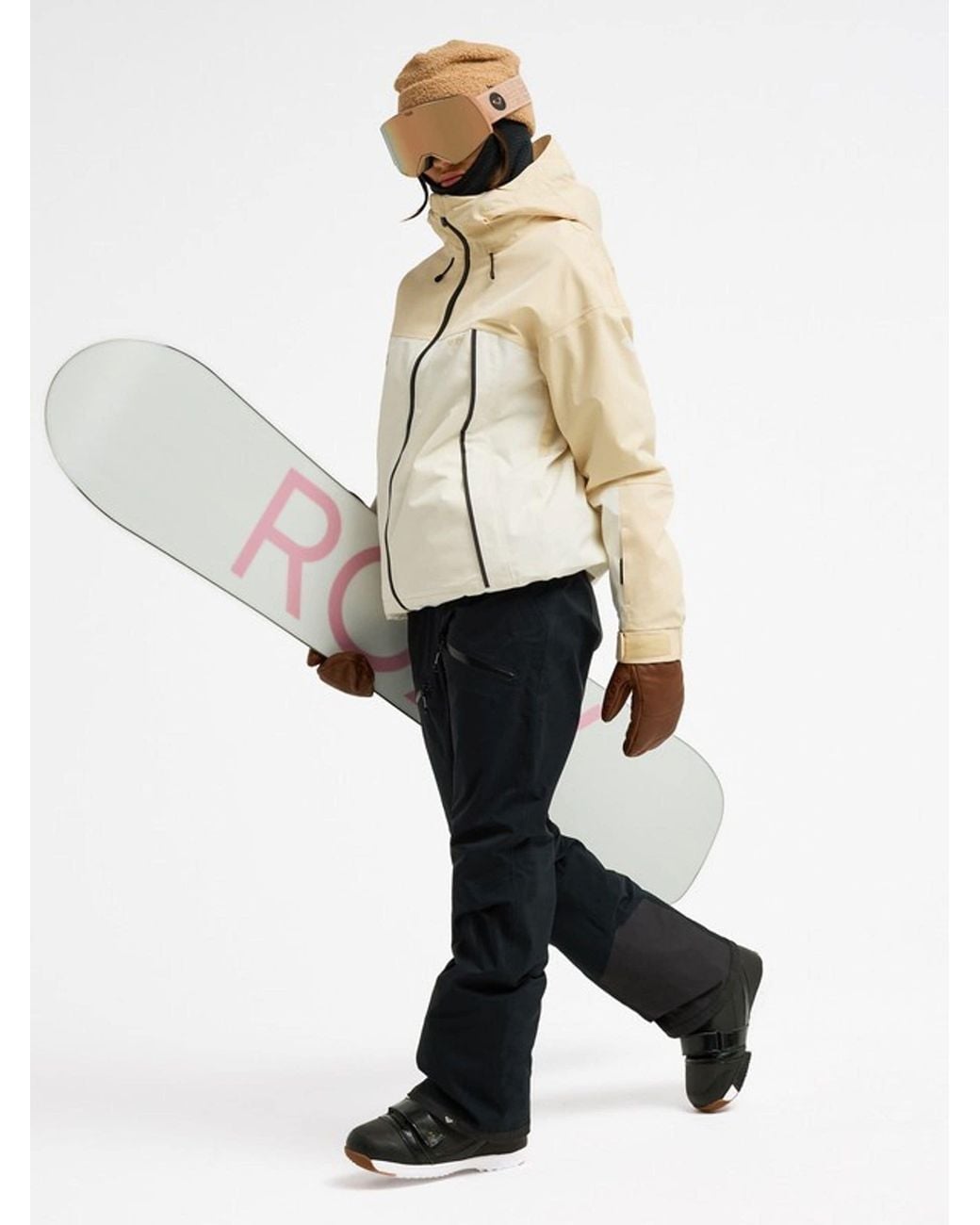 Roxy White Ice Bounded Technical Snow Jacket